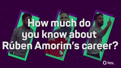 How much do you know about Ruben Amorim's managerial career?