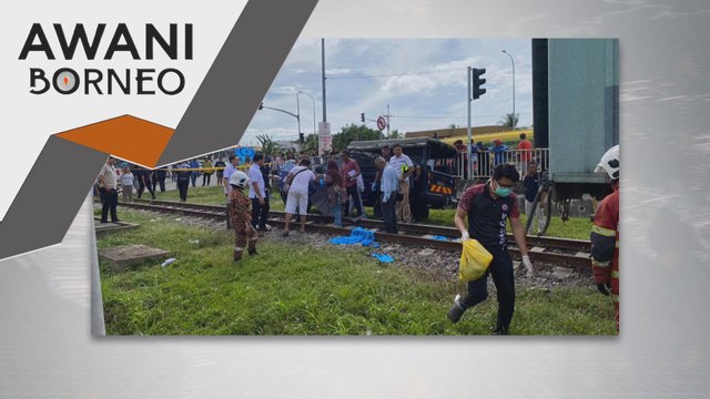 Ibu maut, anak putus kaki digilis kereta api
