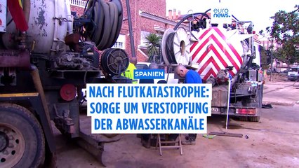Nach Flutkatastrophe: 40 Prozent der Abwasserkanäle noch verstopft