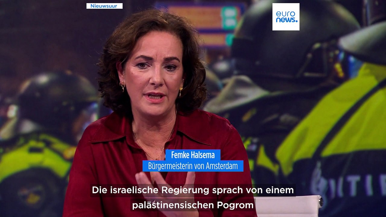 Amsterdam: Bürgermeisterin distanziert sich vom Begriff 'Pogrom' für Angriffe auf Israelis