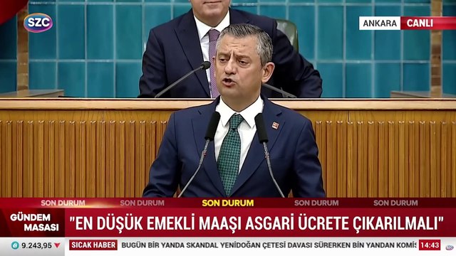 Özgür Özel'den Erdoğan'a erken seçim çağırısı