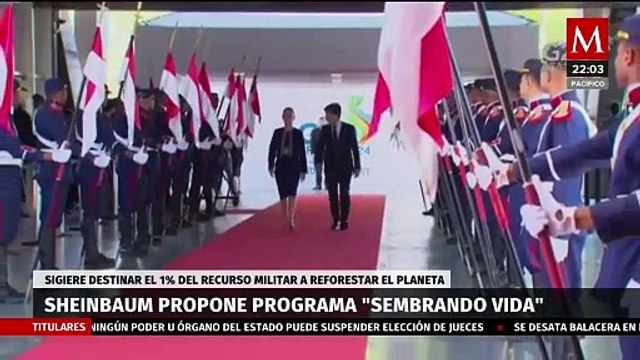Sheinbaum impulsa el programa Sembrando Vida en la cumbre del G20