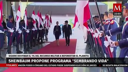 Sheinbaum impulsa el programa Sembrando Vida en la cumbre del G20