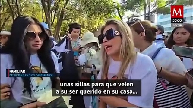 Familiares de víctimas de 'Los Cantaritos' marchan en silencio en Querétaro