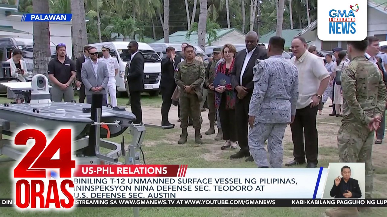 Biniling T-12 Unmanned Surface Vessel ng Pilipi...