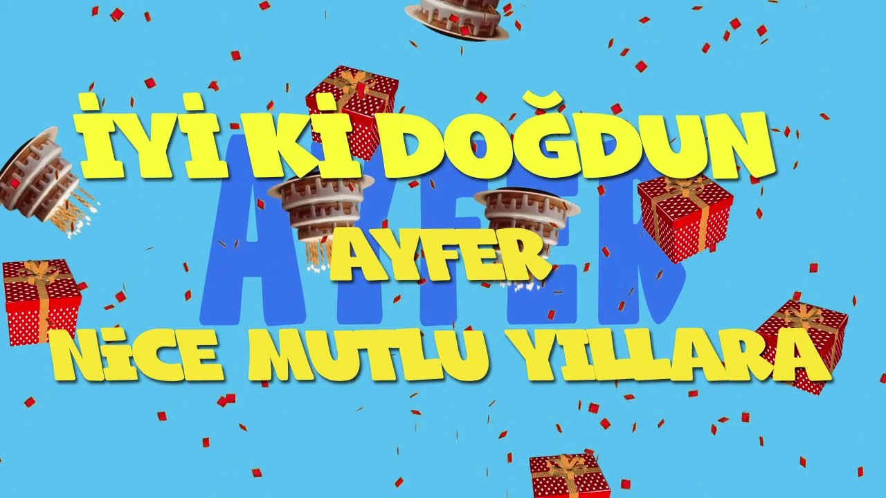 İyi ki doğdun AYFER - İsme Özel Ankara Havası Doğum Günü Şarkısı (FULL VERSİYON) (REKLAMSIZ)