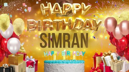 SiMRAN - Happy Birthday Simran