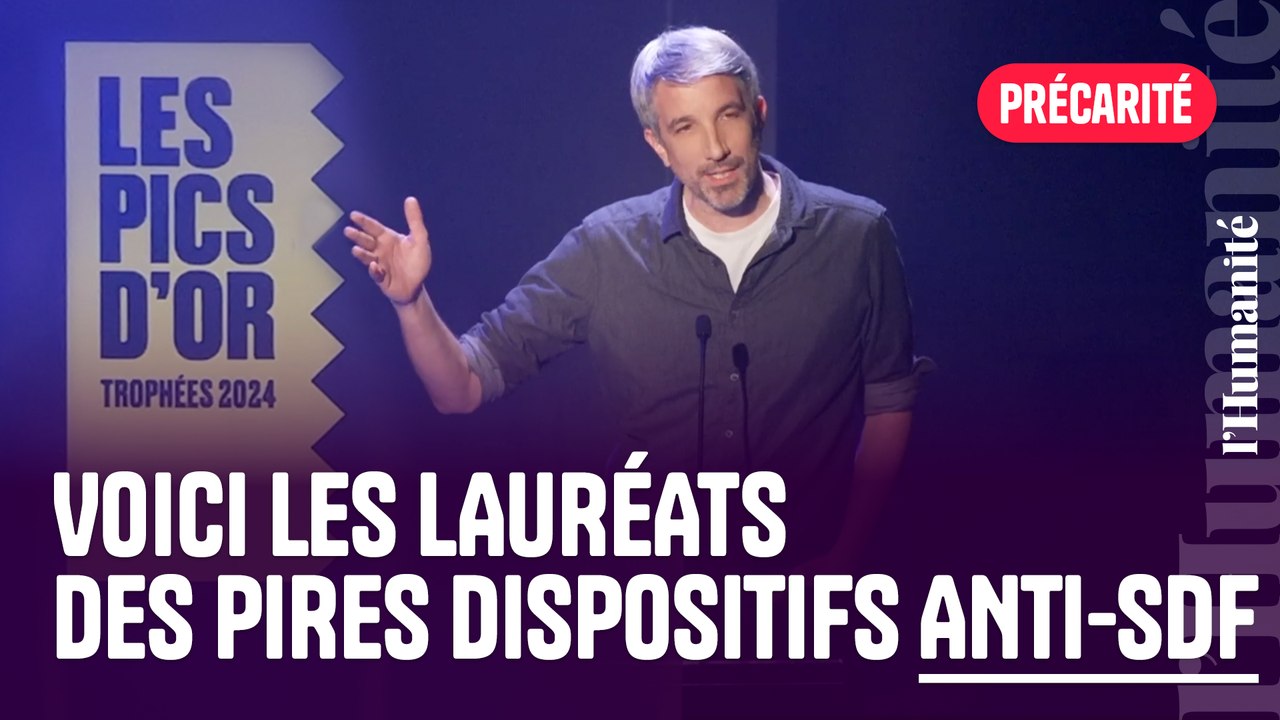 Pics d'Or : vivez la cérémonie des pires dispositifs anti-SDF