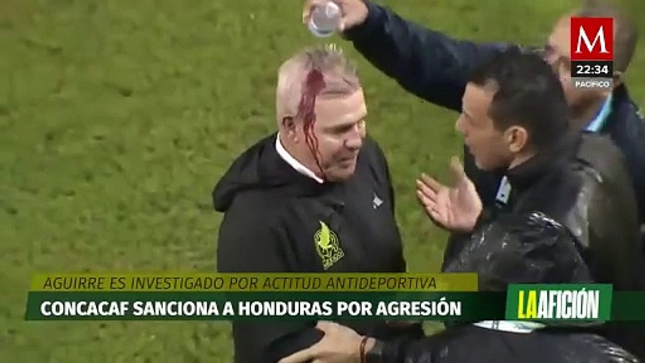 Concacaf sanciona a selección de Honduras tras agresión a Javier Aguirre