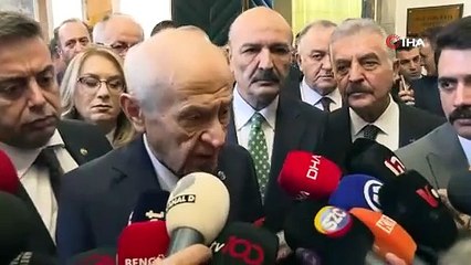 MHP Lideri Bahçeli: “Milli Savunma Bakanlığı’nın Kararına Saygı Duyuyorum”  
