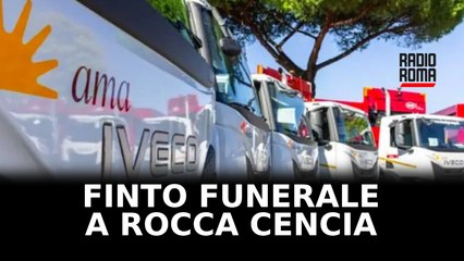 Rocca Cencia, i cittadini organizzano finto funerale davanti all'impianto Ama: "Basta, bonificateci!"