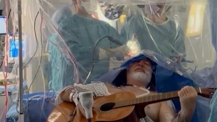 Man Plays Guitar During Brain Surgery to Save Mobility and Fights for a Cure