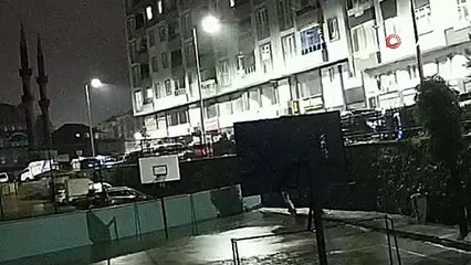 Rize'deki heyelan böyle görüntülendi! Dehşet görüntüler!