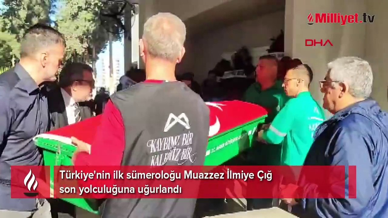 Muazzez İlmiye Çığ Mersin'de son yolculuğuna uğurlandı