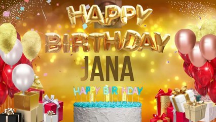 JANA - Happy Birthday Jana