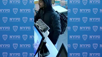 NEW VIDEO: Man performs lewd act while stealing woman's purse in Midtown