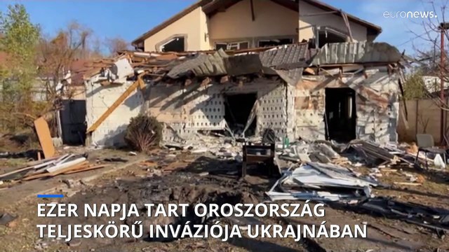 Tíz ukrán életét vesztette egy dróntámadásban az orosz invázió ezredik napján