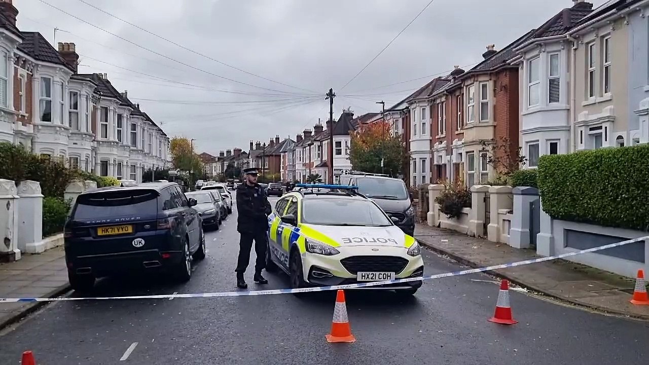 Portsmouth murder probe scene