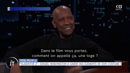 Vos people : "Gladiator 2", Denzel Washington a gardé des éléments de son costume !