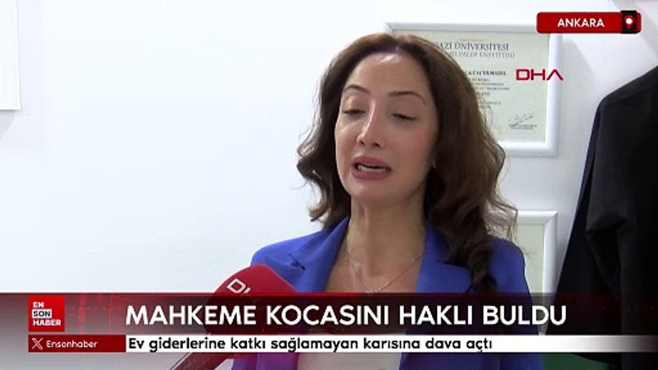 Ev giderlerine katkı sağlamayan karısına dava açan eşi, mahkeme haklı buldu