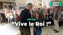 De retour dans les zones touchées par les inondations, le roi d’Espagne a eu un accueil bien différent