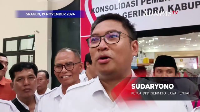 Gerindra Jateng Tanggapi Pernyataan Politisi PDIP Seno Bagaskoro yang Singgung Jokowi Turun Gunung