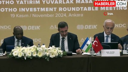 Cumhurbaşkanı Yardımcısı Yılmaz: "Kazan kazan ilkesi temelinde Lesoto ile ilişkilerimize de yansıtmak istiyoruz"