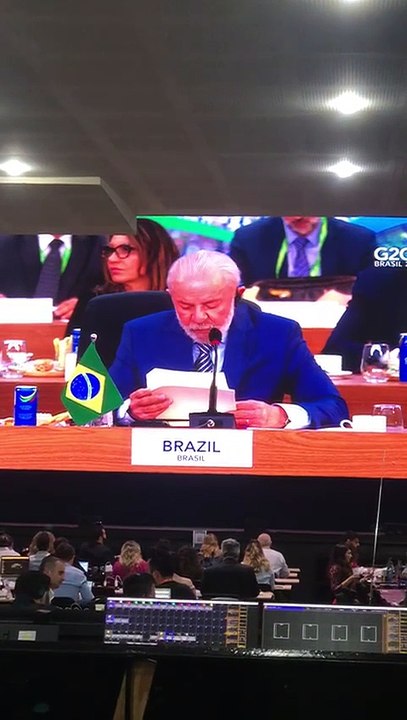 "Não há mais tempo a perder", destaca Lula sobre mudanças climáticas no G20