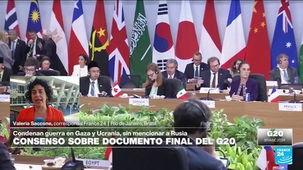 Informe desde Río de Janeiro: fin de guerras e impuesto a los más ricos, temas del discurso del G20