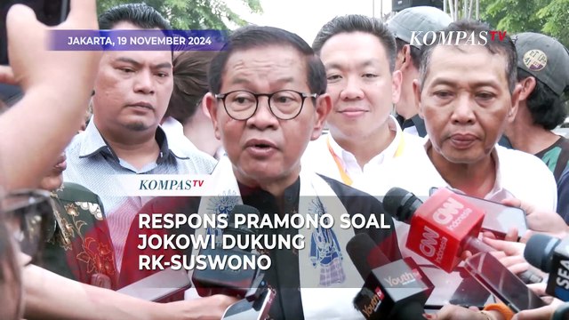 Pramono Anung Soal Jokowi Dukung Ridwan Kamil-Suswono di Pilkada Jakarta: Itu Bagian Demokrasi