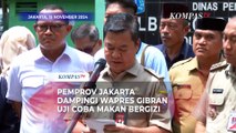 Pj Gubernur Jakarta Teguh Setyabudi Dampingi Wapres Gibran Uji Coba Makan Bergizi