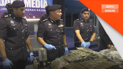 Sindiket tumpas, polis rampas ganja bernilai hampir RM500,000