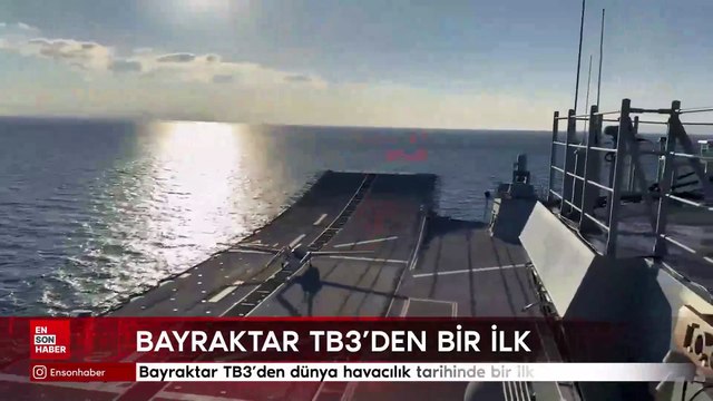 Bayraktar TB3'den dünya havacılık tarihinde bir ilk