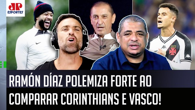 Cara, o Ramón Díaz FALAR que o Corinthians É MUITO MAIOR que o Vasco é... DECLARAÇÃO GERA POLÊMICA