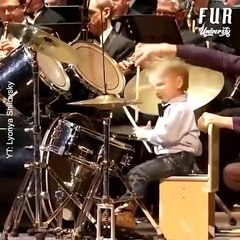 Toddler from Novosibirsk is a Drumming Prodigy!