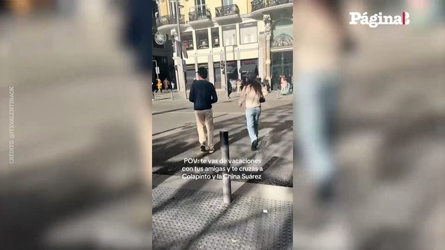 Colapinto y La China Suárez fueron vistos juntos en Madrid