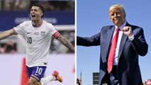 Christian Pulisic 'dedica' festejo a Donald Trump tras marcar contra Jamaica