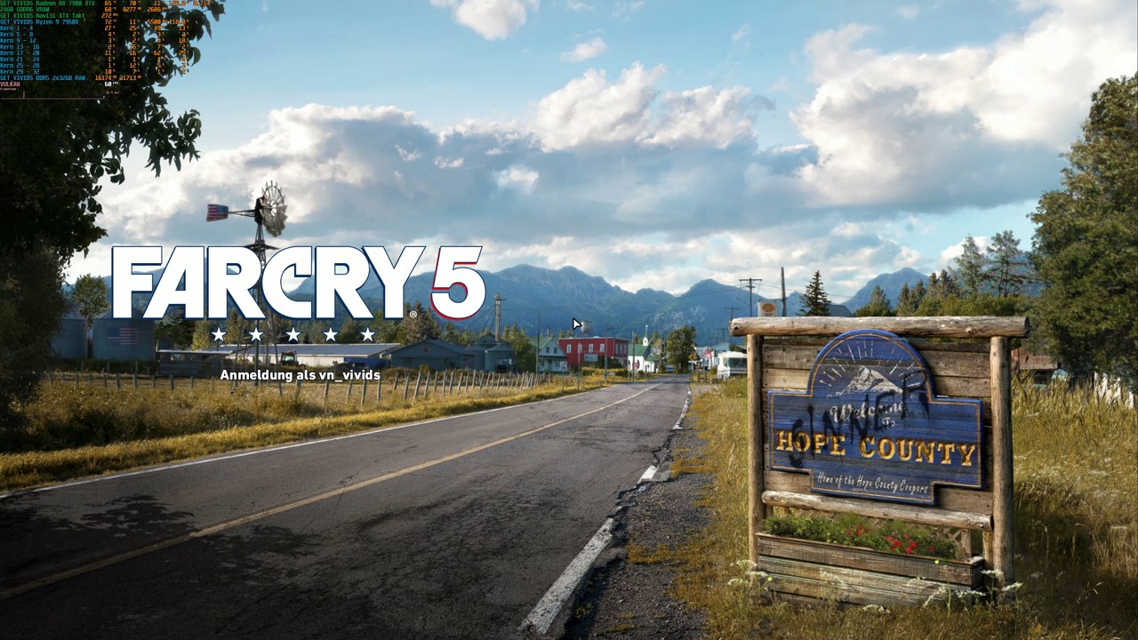 Far Cry 5 [2024] UHD 4K Ultra Interner Benchmark AMD Radeon RX 7900 XTX I Ryzen 9 7950X_clip_1