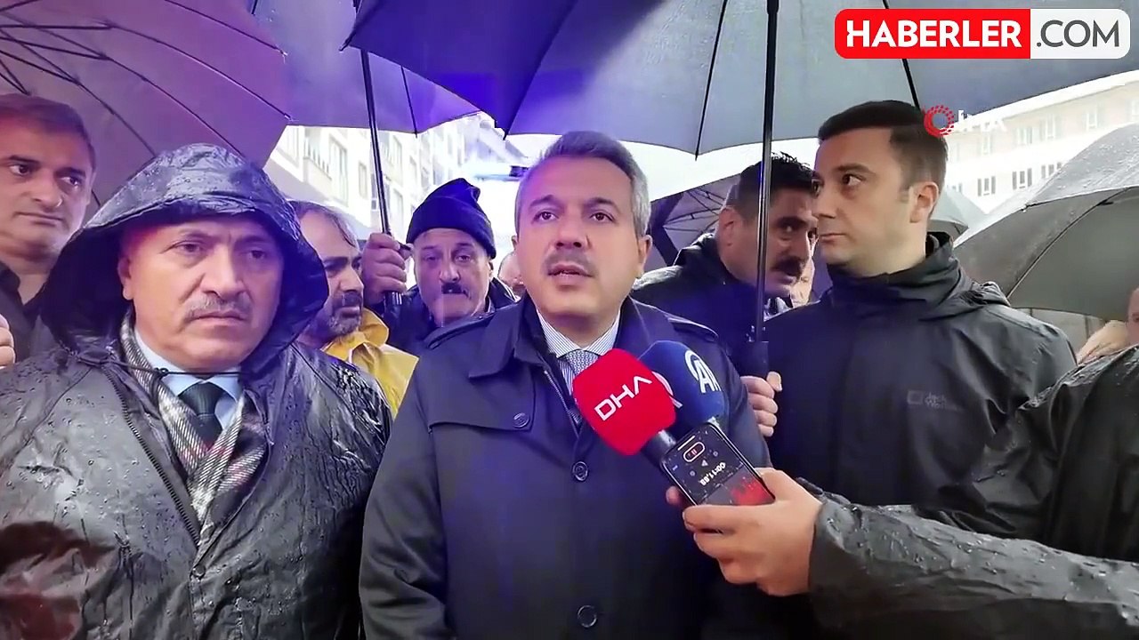 Vali Baydaş: Heyelan riski konusunda uyarılarımız devam ediyor