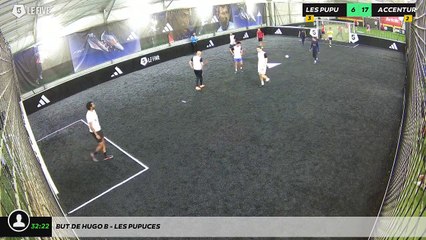 But de Hugo B - Les Pupuces