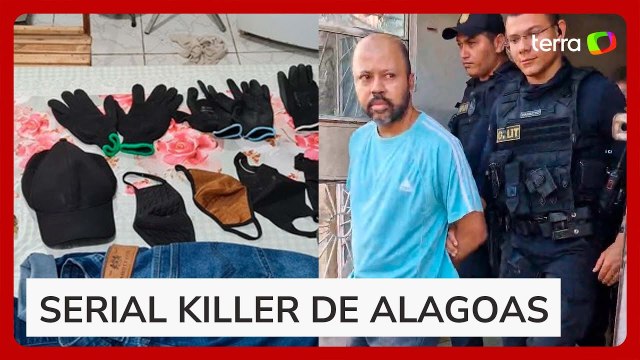 Vídeos mostram prisão de serial killer de Alagoas, acusado de matar 10 pessoas