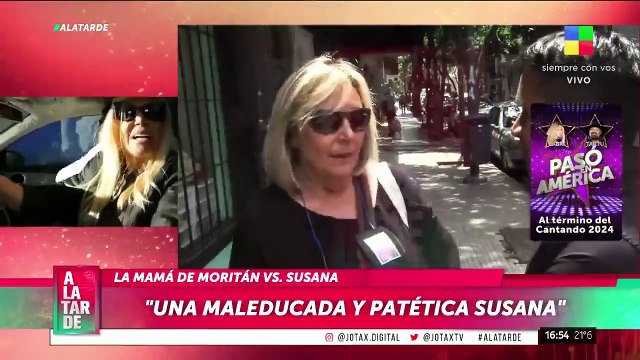 Durísima reacción de la mamá de Moritán tras la entrevista de Pampita con Susana Giménez: Patética