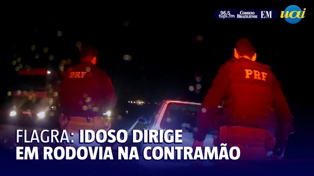 Idoso é preso ao dirigir embriagado pela contramão na BR-262