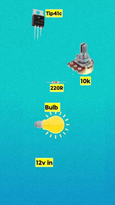 12v led control  led bulb circuitbrightness control circuit circuit led bulb diagram project project 12v led control