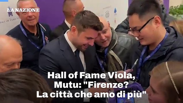 Hall of Fame Viola, Mutu: Firenze? La citt? che amo di pi?