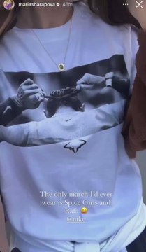 El homenaje de Sharapova a Nadal en su retirada