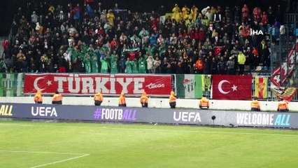 Karadağ - Türkiye maçı (VİDEO)