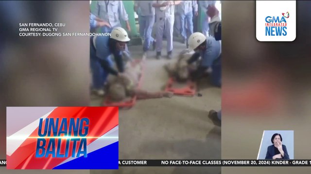 2 trabahador ng isang cement factory, patay matapos matabunan ng semento | Unang Balita