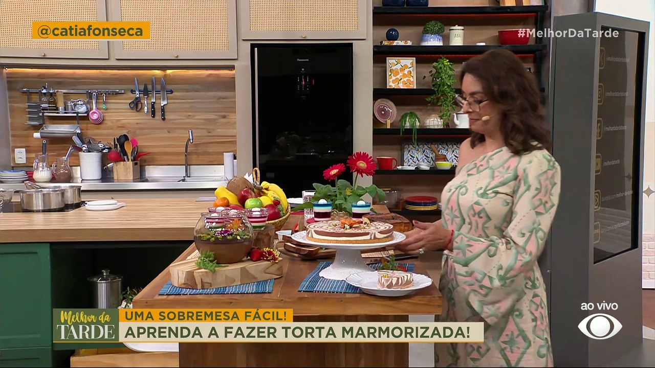 Impressione na cozinha: aprenda a fazer torta marmorizada | Melhor da Tarde