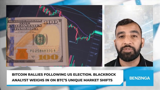 Bitcoin Rallies Following US Election. BlackRock Analyst Weighs In On BTC's Unique Market Shifts